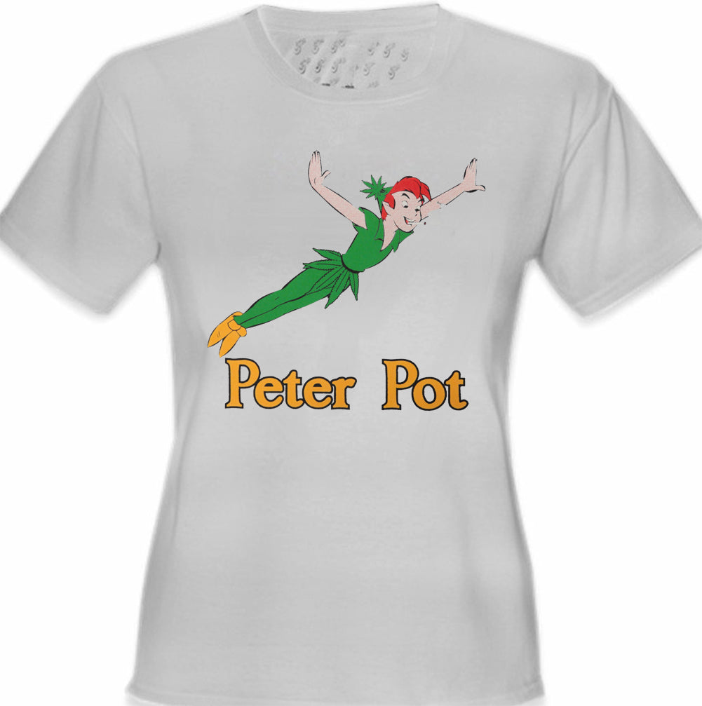 Peter Pot Funny Girl's T-Shirt