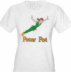 Peter Pot Funny Girl's T-Shirt
