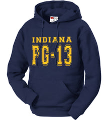 PG-13 George Indiana Adult Hoodie (Navy Blue)