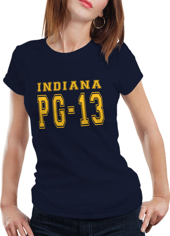 PG-13 George Indiana Girl's T-Shirt (Navy Blue)