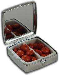 Pill Box - Fun Shapes Mirror Compartment Pill Box
