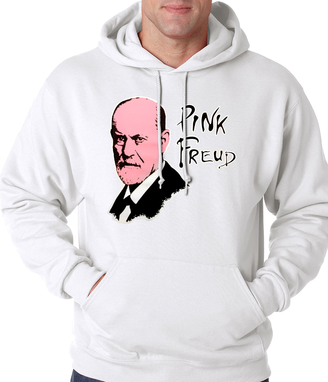 Pink Freud Hoodie :: Sigmund Freud Adult Hoodie