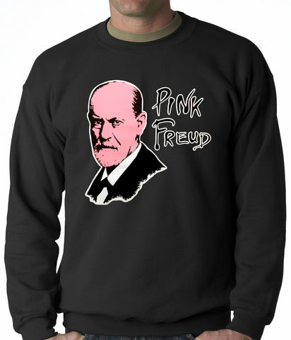 Pink Freud T-Shirt :: Sigmund Freud Adult Crewneck