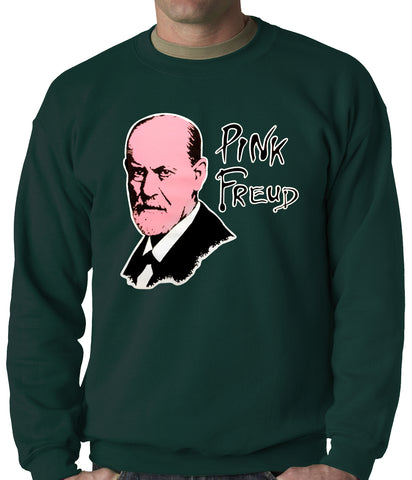 Pink Freud T-Shirt :: Sigmund Freud Adult Crewneck