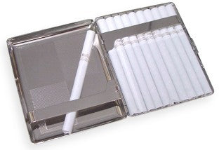Pinstripe Cigarette Case (For Regular Size & 100's)