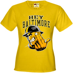 Hey Baltimore - Pittsburgh guy with Middle Finger Girls T-shirt