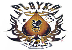 Player Tribal Poker Hoodie