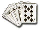 Playing Cards Lapel Pin
