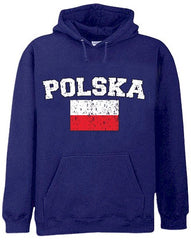 Poland "Polska" Vintage Flag International Hoodie