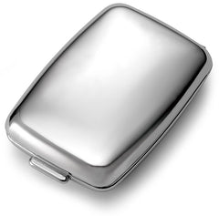 Polished Chrome  2 Compartment Pill Box