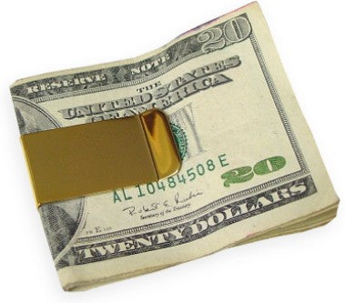 Polished Money Clip (Gold)