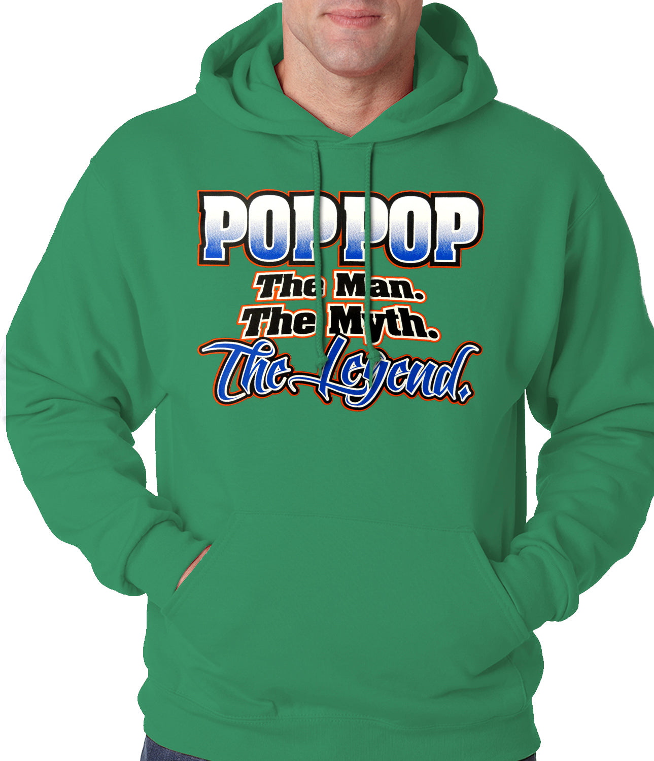 Pop Pop The Man The Myth The Legend Adult Hoodie