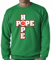 Pope Francis - Hope Adult Crewneck