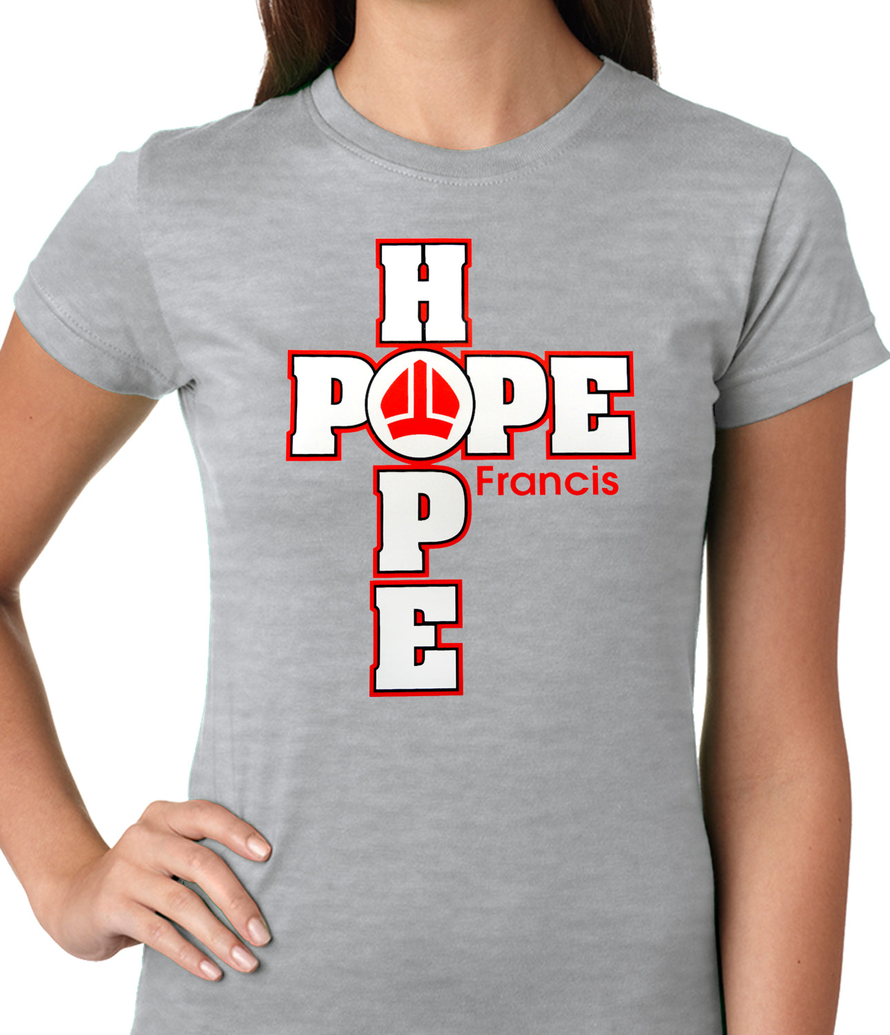 Pope Francis - Hope Ladies T-shirt