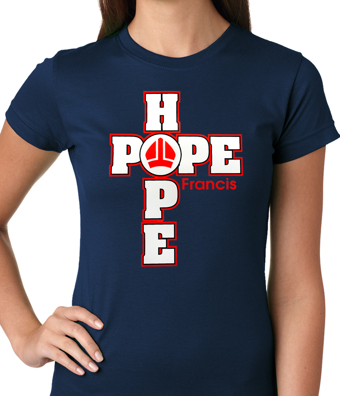 Pope Francis - Hope Ladies T-shirt