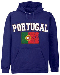 Portugal Vintage Flag International Hoodie