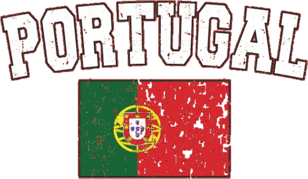 Portugal Vintage Flag International Hoodie