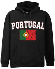 Portugal Vintage Flag International Hoodie