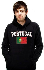 Portugal Vintage Flag International Hoodie