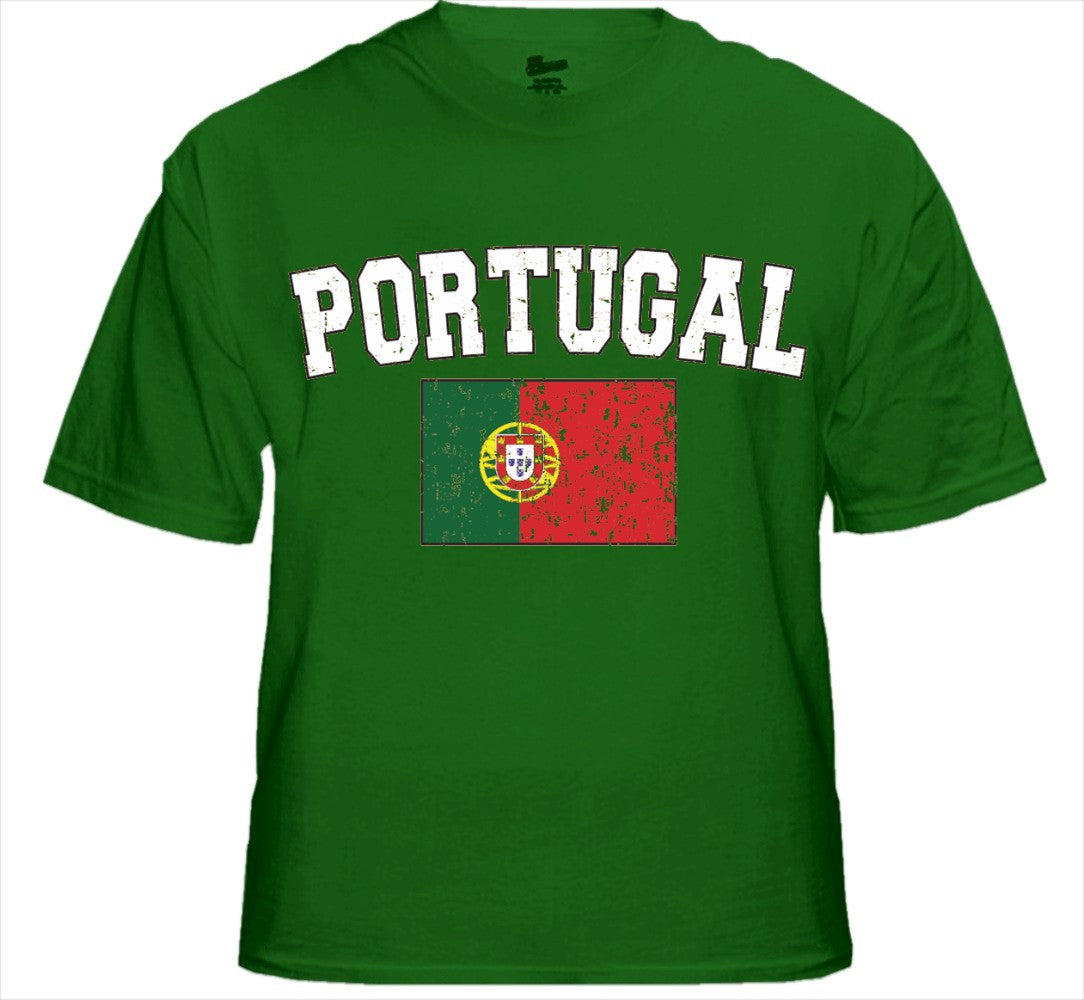 Portugal Vintage Flag International Mens T-Shirt