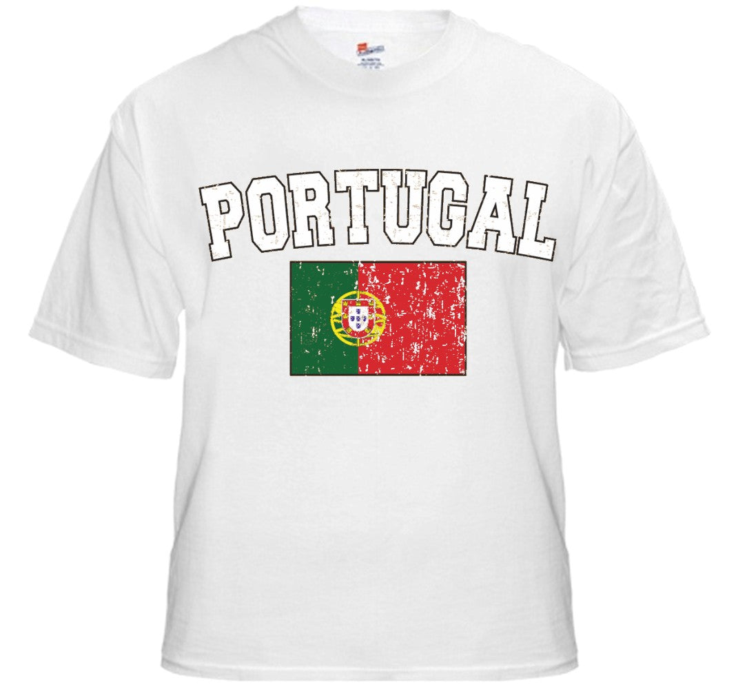 Portugal Vintage Flag International Mens T-Shirt