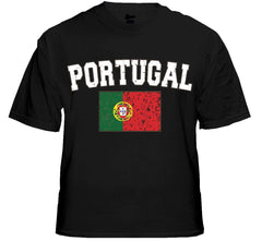 Portugal Vintage Flag International Mens T-Shirt