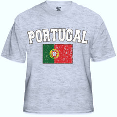 Portugal Vintage Flag International Mens T-Shirt