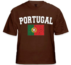 Portugal Vintage Flag International Mens T-Shirt