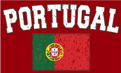 Portugal Vintage Flag International Mens T-Shirt