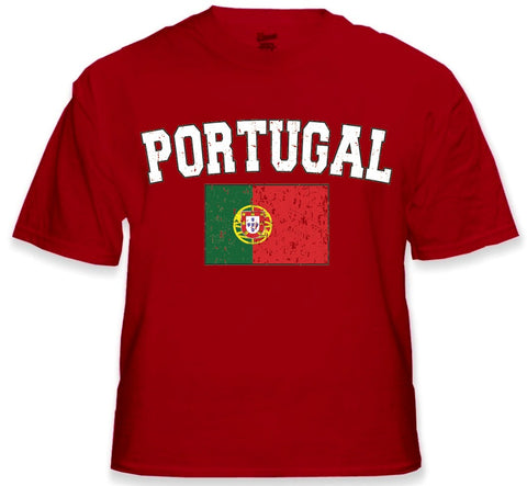 Portugal Vintage Flag International Mens T-Shirt