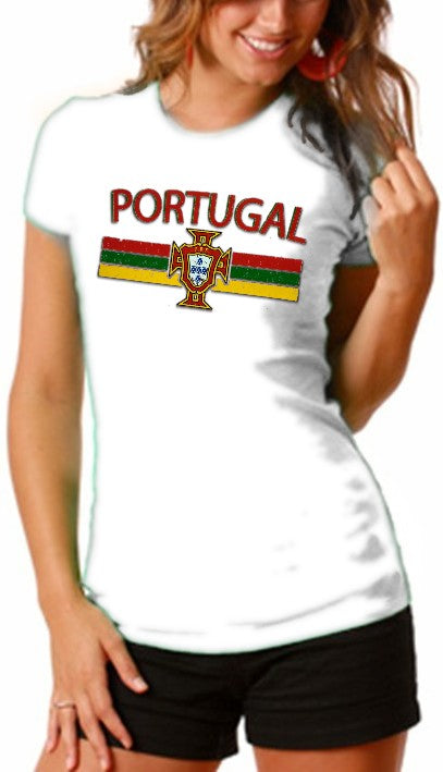  Portugal Vintage Shield International Girls T-Shirt
