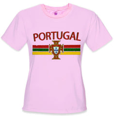 Portugal Vintage Shield International Girls T-Shirt