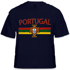 Portugal Vintage Shield International Mens T-Shirt