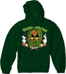 Pot Head & Stoner Sweatshirts - Bud Mon Hoodie
