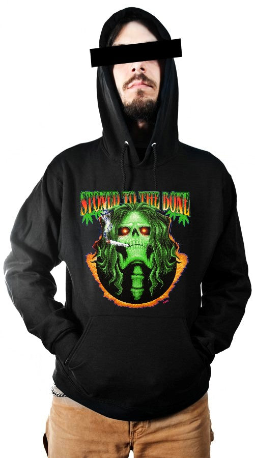 Pot Head & Stoner Sweatshirts - Stoned to the Bone Hoodie