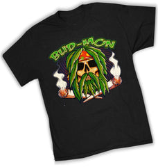 Pot Head & Stoner Tees - Bud Mon T-Shirt