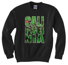 Pot Leaf California Crewneck Sweatshirt