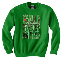 Pot Leaf California Crewneck Sweatshirt