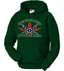 Pot Leaf Home Grown Southerner Adult Hoodie
