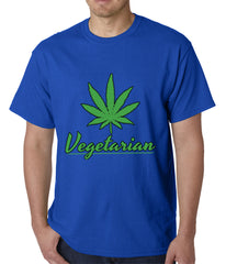 Pot Leaf Vegetarian Mens T-shirt