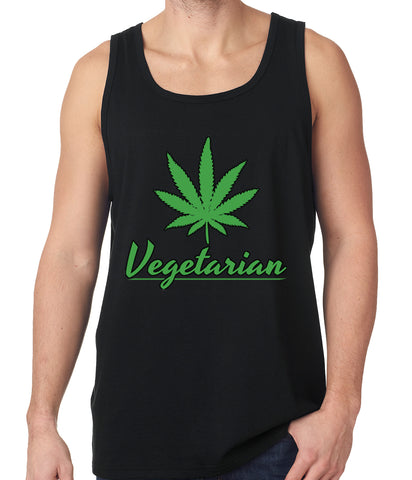 Pot Leaf Vegetarian Tanktop