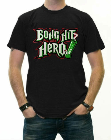 Pothead and Stoner Tees - Bong Hit Hero T-Shirt