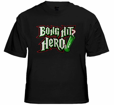 Pothead and Stoner Tees - Bong Hit Hero T-Shirt