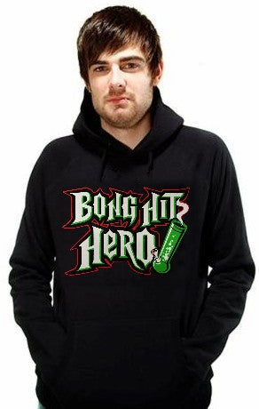 Pothead & Stoner Sweatshirts - Bong Hit Hero Hoodie