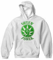 Pothead & Stoner Sweatshirts - Green Power Hoodie