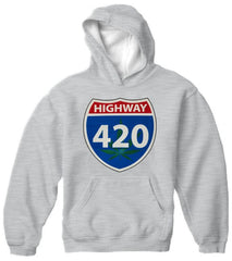 Pothead & Stoner Sweatshirts - Highway 420 Hoodie