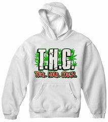 Pothead & Stoner Sweatshirts - THC Toke Hold Cough Hoodie
