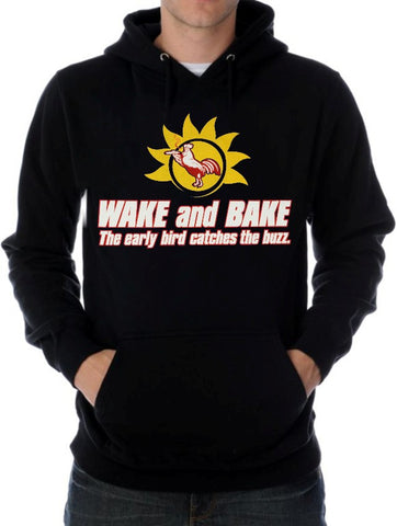 Pothead & Stoner Sweatshirts - Wake & Bake Hoodie