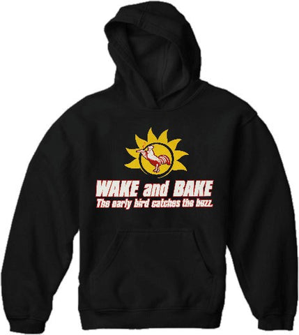 Pothead & Stoner Sweatshirts - Wake & Bake Hoodie