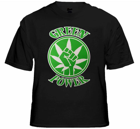 Pothead & Stoner Tees - Green Power T-Shirt